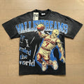 Retro Print Trendy High Street Style Men's T-shirt