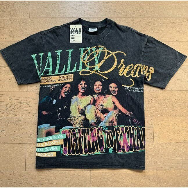 Retro Print Trendy High Street Style Men's T-shirt