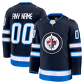 Renely Custom W.Jets Navy Home Premium Jerseys