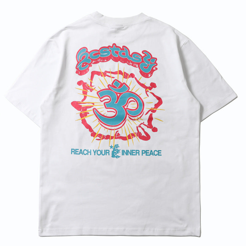 2026 American High Street New Style Short-sleeved Skull T-shirt