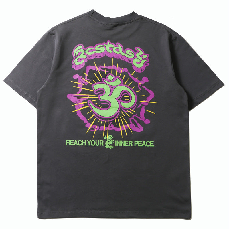 2026 American High Street New Style Short-sleeved Skull T-shirt